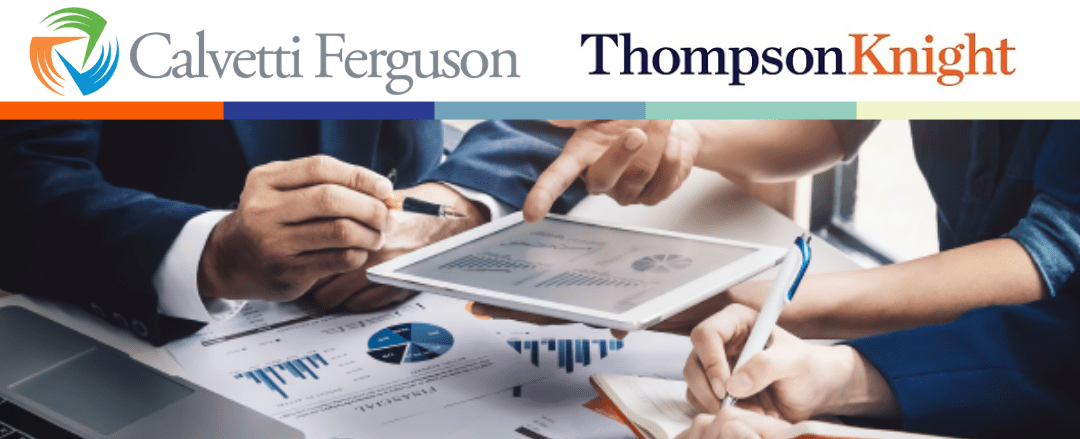 Calvetti Ferguson Co-Hosts IRS Issues and Partnership Audit Rules Webinar