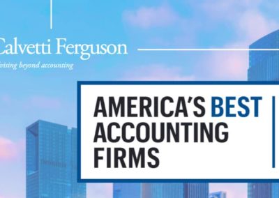 Forbes Names Calvetti Ferguson a 2022 America’s Best Tax and Accounting Firm