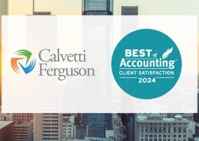 Calvetti Ferguson Named Recipient of ClearlyRated’s 2024 Best of Accounting Award