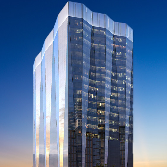 1221-Broadway-Exterior-Sunset Nashville office building exterior